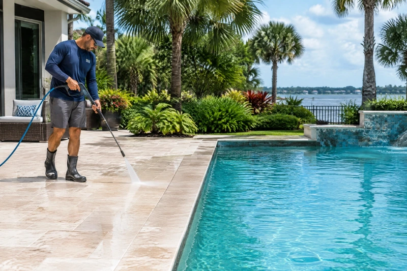 Pool Deck Cleaning in Jacksonville, FL